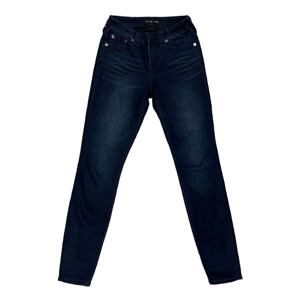True Religion Mid Rise Super Skinny Halle Jeans 26